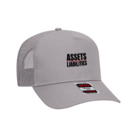 Assets Over Liabilities For Accounting And Accountant Pullover Hoodie Mesh Back Trucker Hat | Artistshot