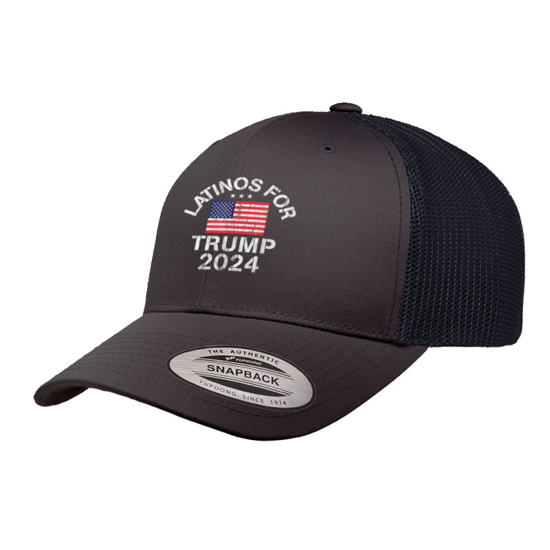 Latinos For Trump 2024 T Shirt Retro Trucker Cap by Smykowskicalob1991 | Artistshot