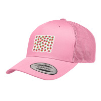 Chic Gold Brushstrokes On Island Paradise Blue 24183434 Retro Trucker Cap | Artistshot