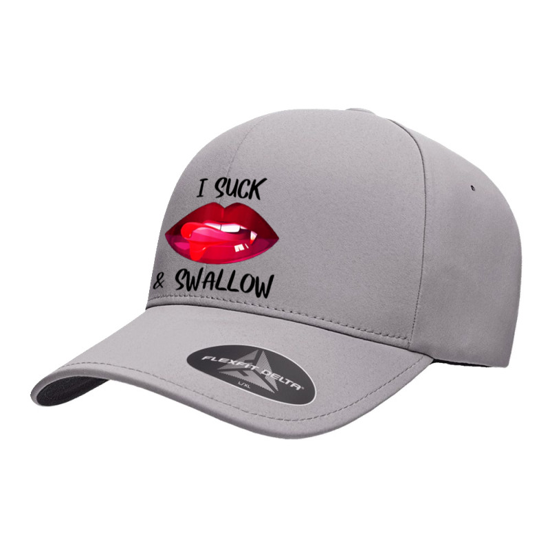 I Suck And Vampire Fangs Halloween Costume Seamless Cap by WuzzTees | Artistshot