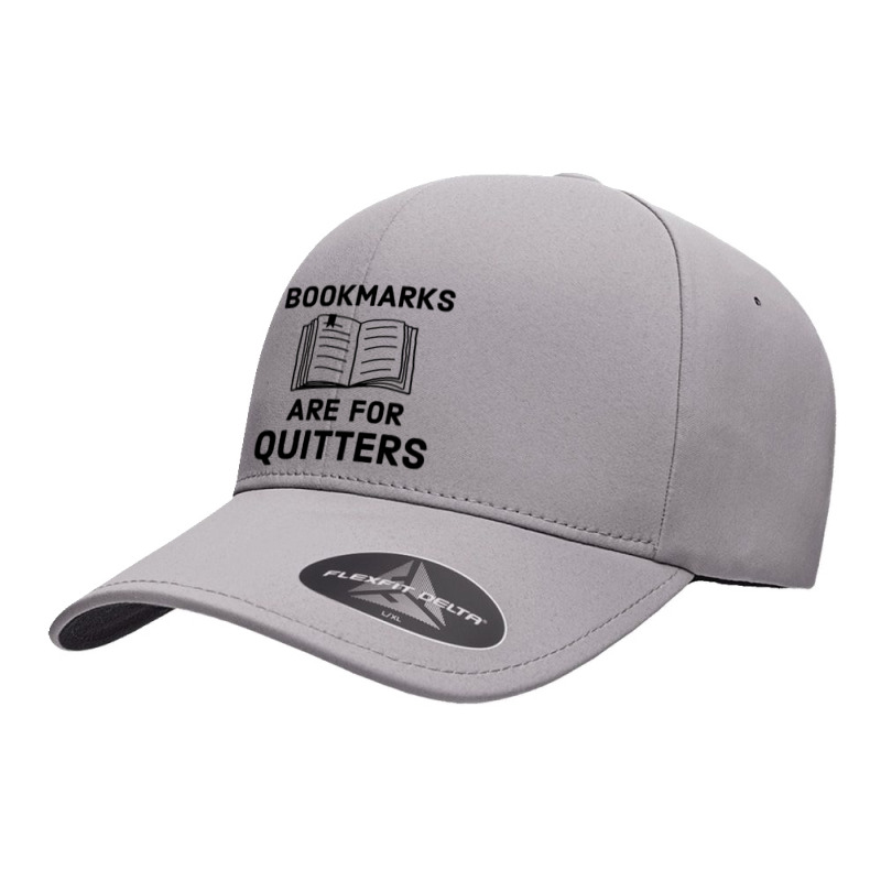 Bookmarks Are For Quitters Funny Book Lover Seamless Cap by Dorothy Tees | Artistshot