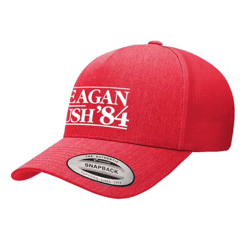 Reagan Bush 84 Yupoong Trucker Cap by Nay | Artistshot