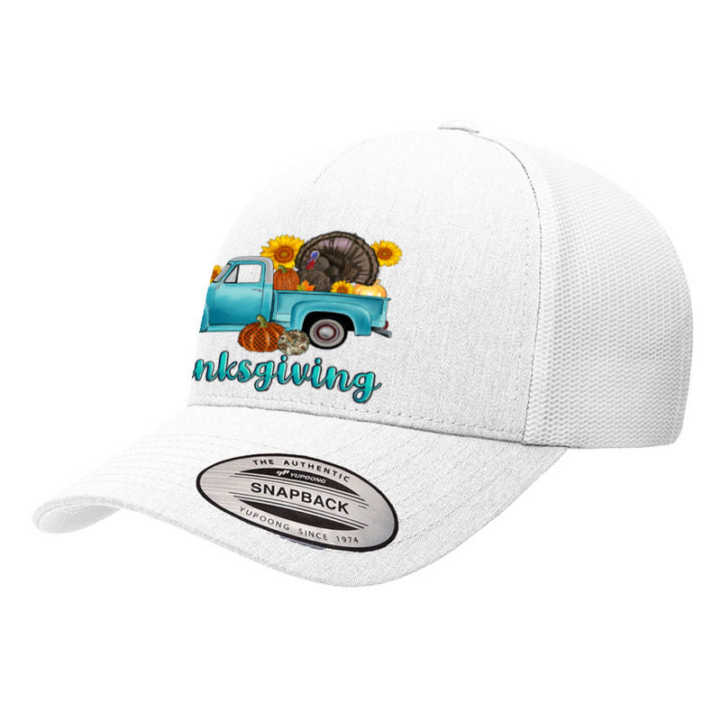 Thanksgiving Truck Turkey Yupoong Trucker Cap by AdoDesignShop | Artistshot