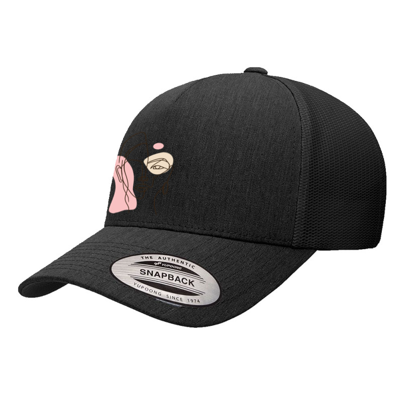 Women Line Art Yupoong Trucker Cap by Jonz | Artistshot