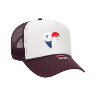 Panama For Men Panamanian Heart Flag For Women Panama T Shirt Foam Trucker Hat | Artistshot