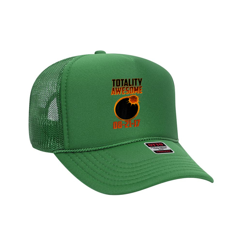 Totality Awesome Total Solar Eclipse Fiery Sun T Shirt Foam Trucker Hat by cm-arts | Artistshot