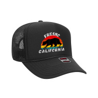 Retro Fresno California Apparel Foam Trucker Hat | Artistshot