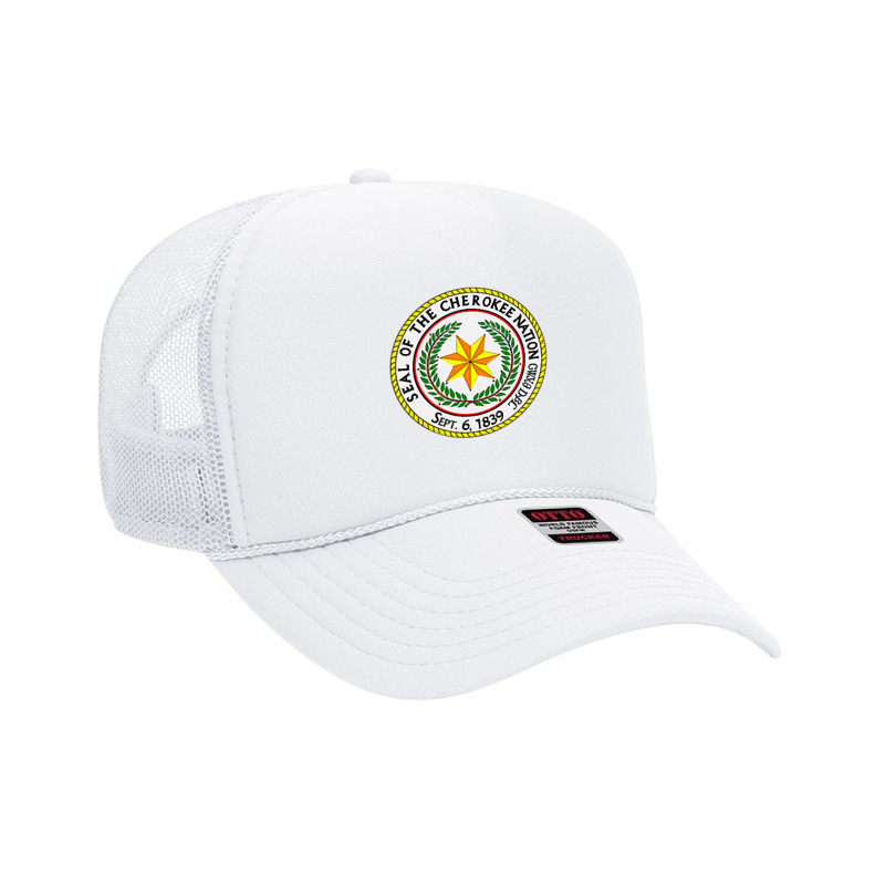 Double Sided Seal Of The Cherokee Nation Native American Foam Trucker Hat | Artistshot