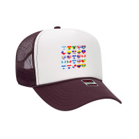 All Latin American Flags Countries Hispanic Heritage Month T Shirt Foam Trucker Hat | Artistshot