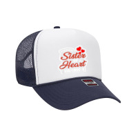 Woman Injury Mother Girl Patient Heart Warrior Chd Awareness Foam Trucker Hat | Artistshot