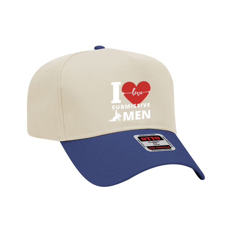 I Love Submissive Men Adjustable Baseball Cap by cm-arts | Artistshot