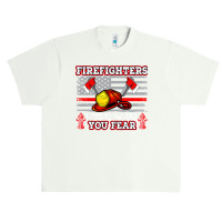 Firefighter Fireman I Fight What You Fear American Flag Firefighter 22 Urban Heavy T-shirt | Artistshot