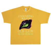 Assuming I'm Just An Old Lady Was Your First Mistake Dragon Urban Heavy T-shirt | Artistshot