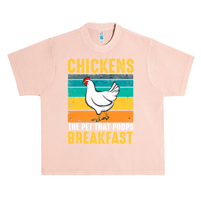 Chicken Chick Funny Chicken Chickens The Pet That Poops Breakfast 336  Urban Heavy T-shirt by cm-arts | Artistshot