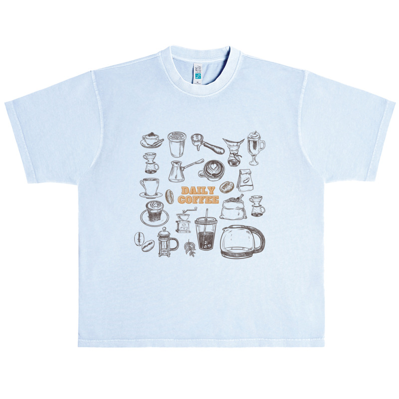 Daily Coffee Urban Heavy T-shirt | Artistshot