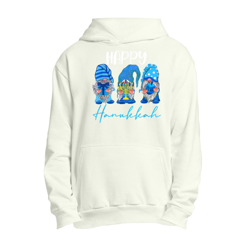 Happy Hanukkah Gnomes Menorah Dreidel Jewish Holiday T Shirt Urban Pullover Hoodie | Artistshot