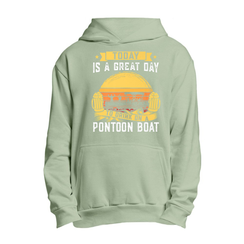 To Drink On A Pontoon Boat Pontoon Boat Captain Premium T Shirt Urban Pullover Hoodie | Artistshot