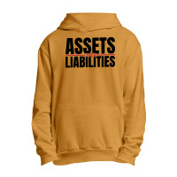 Assets Over Liabilities For Accounting And Accountant Long Sleeve T Sh Urban Pullover Hoodie | Artistshot