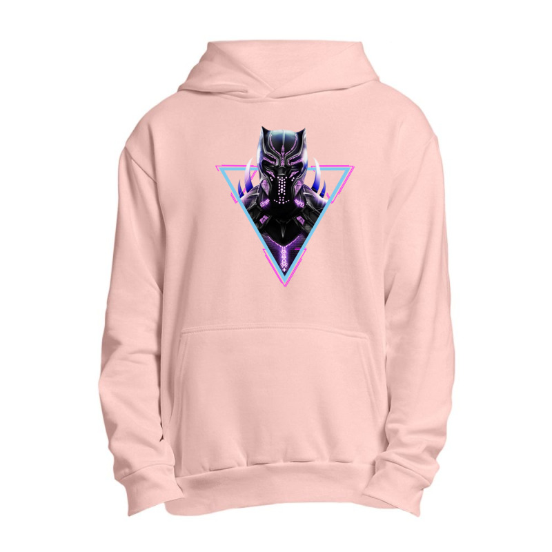 Black Panther Retro Urban Pullover Hoodie by cm-arts | Artistshot