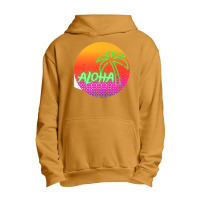 Aloha Hawaii Hawaiian Island Palm Beach Surfboard Sunset Premium Urban Pullover Hoodie | Artistshot