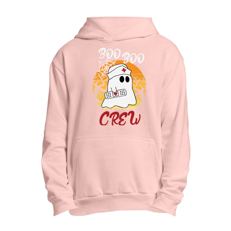 Halloween Nurse Boo Boo Crew With Bandage Urban Pullover Hoodie | Artistshot