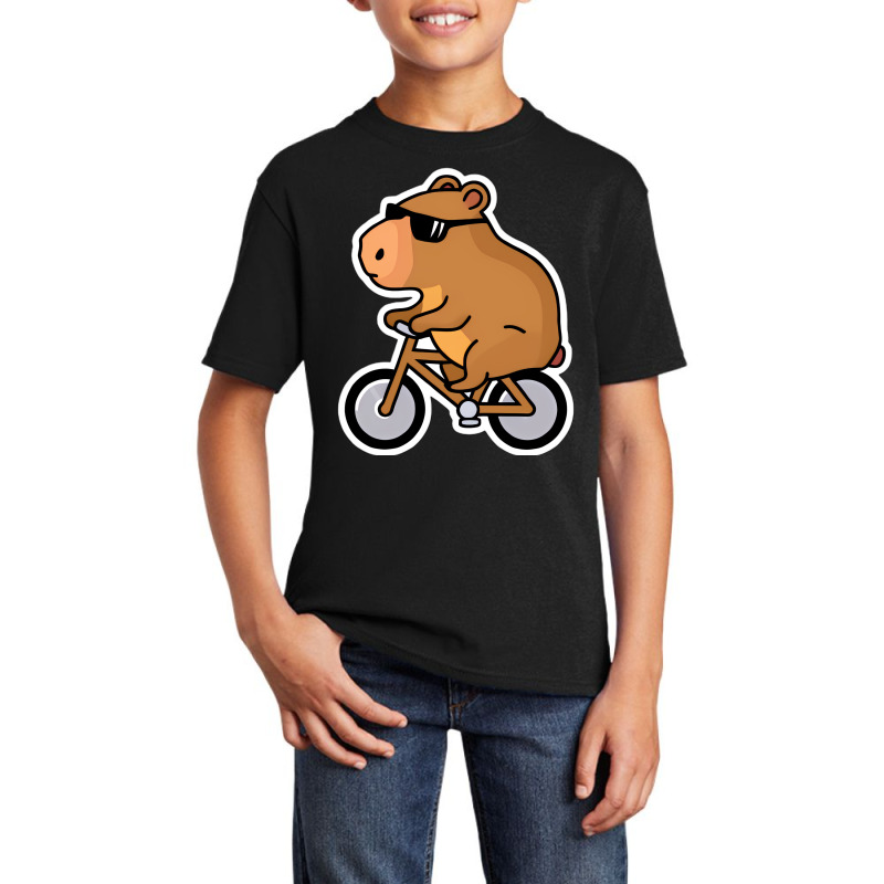 Mr Happy Capybara Basic Youth T-shirt | Artistshot