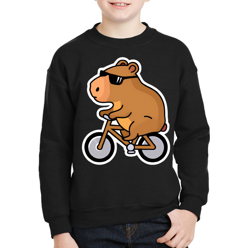 Mr Happy Capybara Youth Sweatshirt | Artistshot