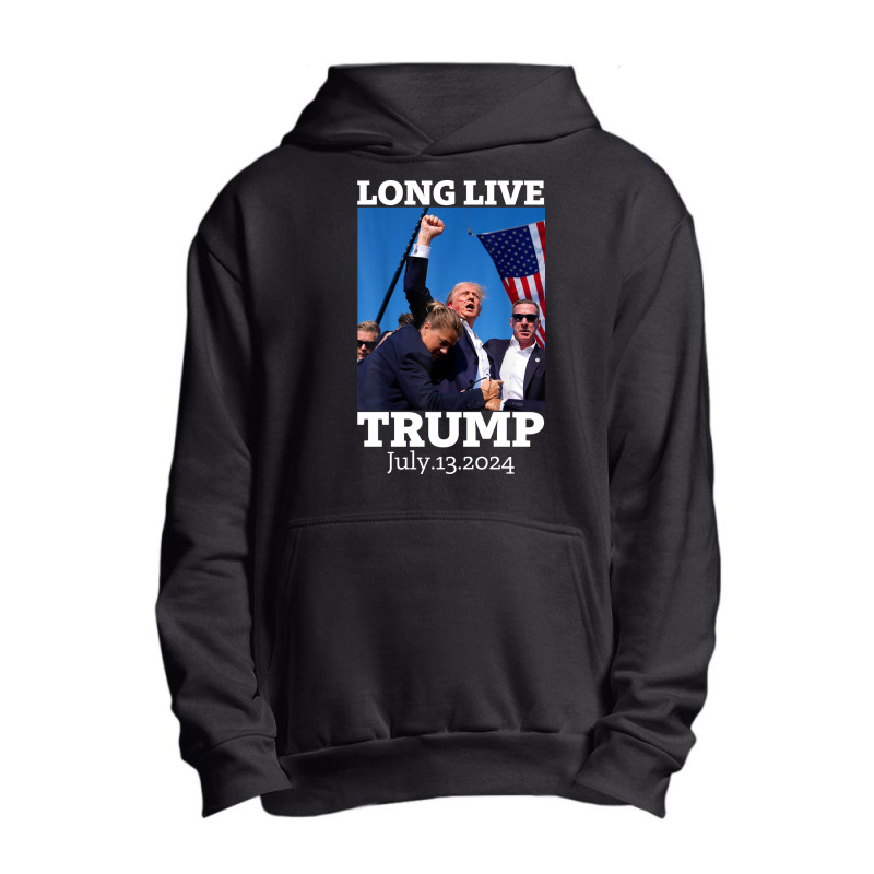 Long Live Trump July 13 2024 Urban Pullover Hoodie | Artistshot