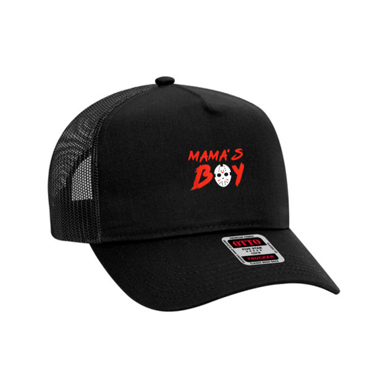 Mama’s Boy Funny Scary Horror Halloween Costume Party Gift T Shirt Mesh Back Trucker Hat | Artistshot