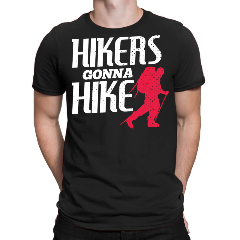 Hikers Gonna Hike Modern Distressed T-Shirt by ZulArt | Artistshot