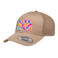 Analog Synthesizer Repeat Pattern Collage Artwork Design Retro Trucker Cap | Artistshot