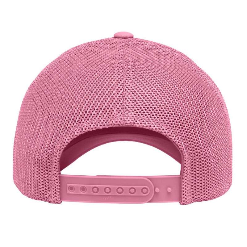 Elegant Pink White And Black Modern Geometric 17464414 Retro Trucker Cap by Sri66 | Artistshot