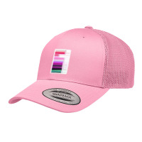 Elegant Pink White And Black Modern Geometric 17464414 Retro Trucker Cap | Artistshot