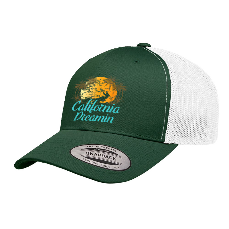 California Dreamin Retro Trucker Cap by labilsekali | Artistshot