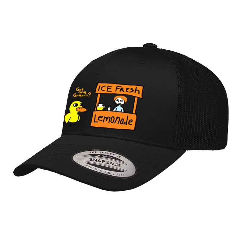 Duck At The Lemonade Stand Retro Trucker Cap by Zenith | Artistshot