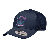 Mermaid Squad Mermaid Tail Toddler Girls Birthday Outfit T Shirt Retro Trucker Cap | Artistshot