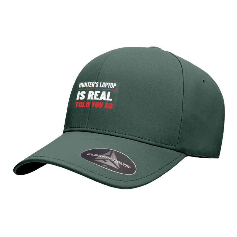 Hunter's Laptop Is Real, Anti Joe Biden Authentic Laptop Seamless Cap | Artistshot