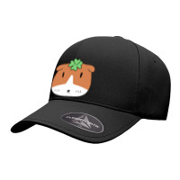 Lucky Guinea Pig Face Seamless Cap | Artistshot