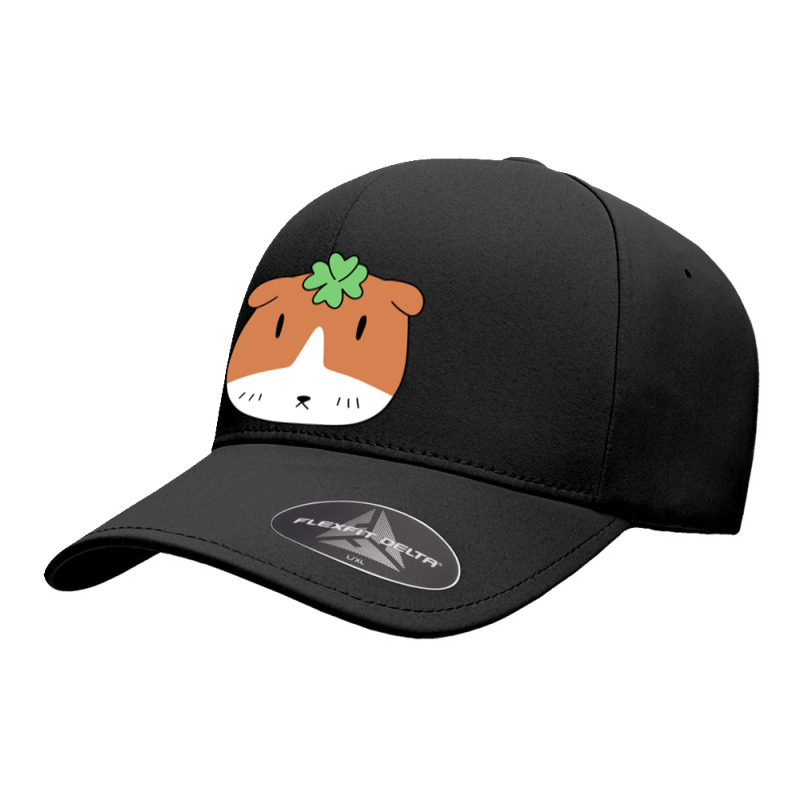 Lucky Guinea Pig Face Seamless Cap | Artistshot