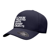 I Can Be Trusted Sharp Objects Seamless Cap | Artistshot