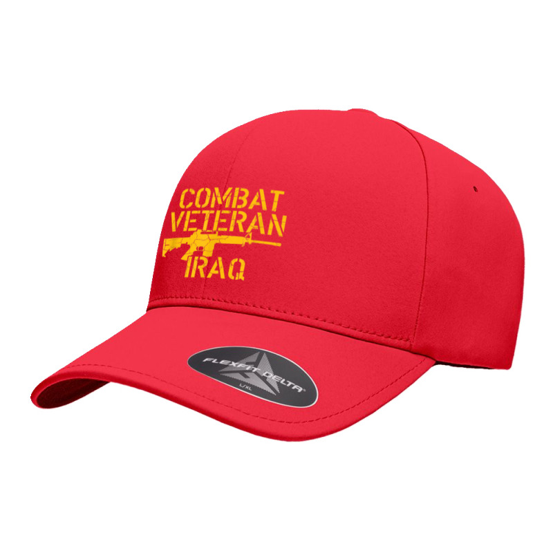 Combat Veteran Iraq Seamless Cap by LemonJack | Artistshot