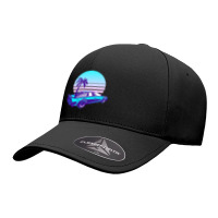 Synthwave T  Shirt Futuristic Car Retro Sunset Synthwave T  Shirt Seamless Cap | Artistshot