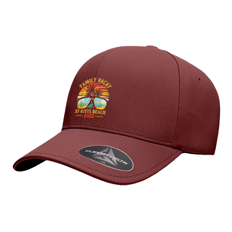 Vintage Family Vacation 2022 Lost Paradise St Kitts Beach Seamless Cap by Tiktify | Artistshot