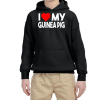 I Love My Guinea Pig Funny Animal Youth Hoodie | Artistshot