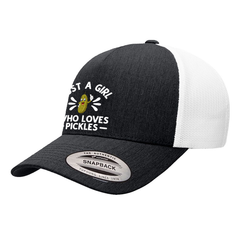 Just A Girl Who Loves Pickles Yupoong Trucker Cap by Lemah Pasir | Artistshot