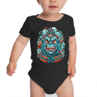 Angry Ape Baby Bodysuit | Artistshot