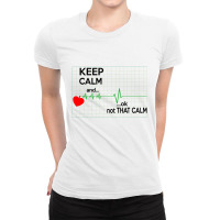 Keep Calm Nurse Ladies Fitted T-shirt | Artistshot