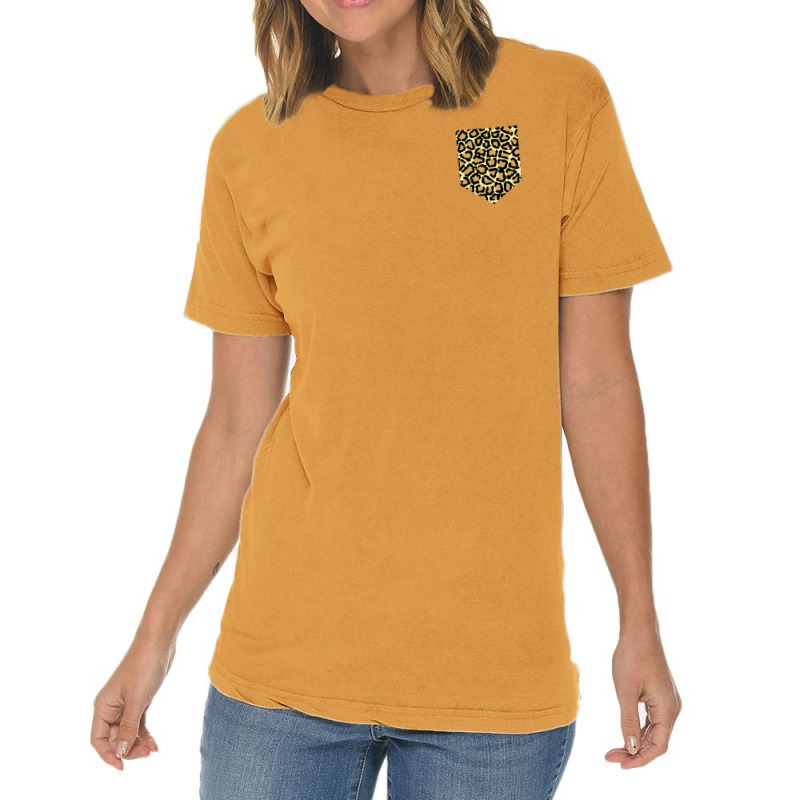 Cheetah Print Pocket Vintage T-shirt | Artistshot