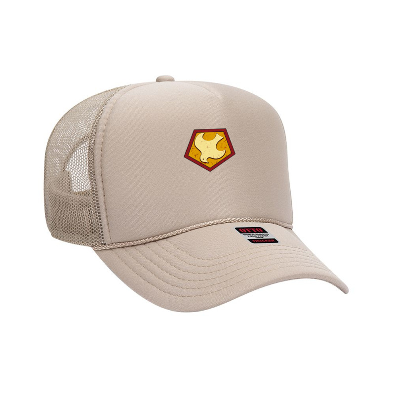 Peacemaker Emblem Foam Trucker Hat | Artistshot