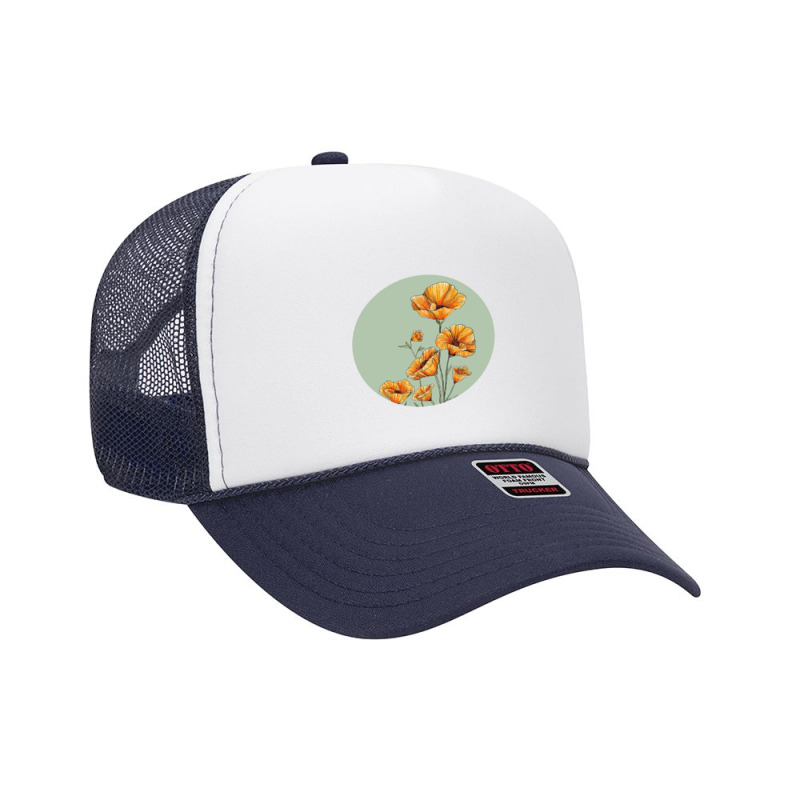 California Poppies Foam Trucker Hat | Artistshot